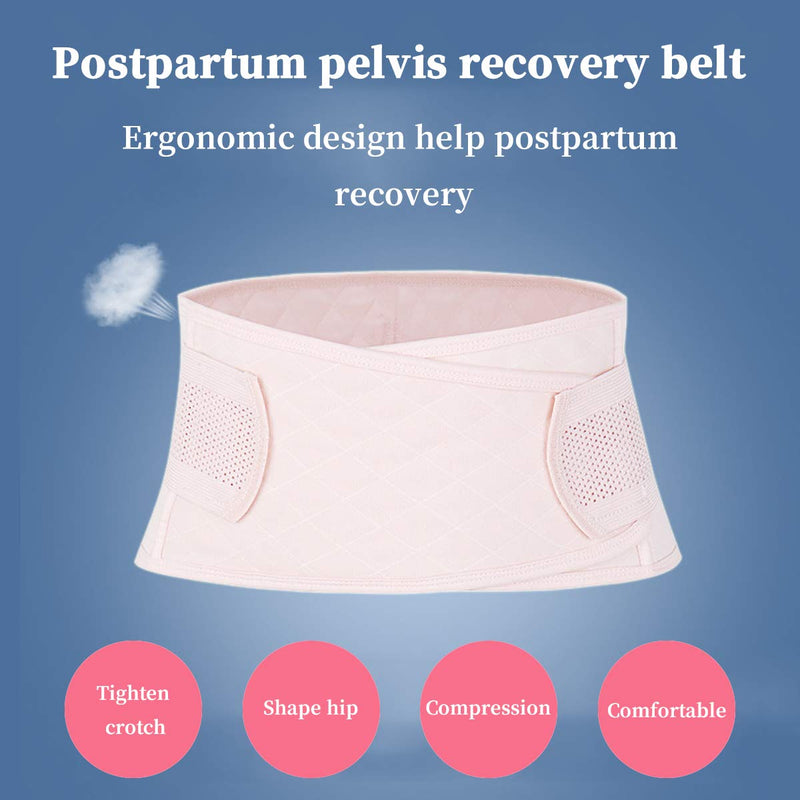 [Australia] - Vansun Pelvis Wrap for Pregnancy | Material Accredited Skin-Friendly Shaping Belly Wrap-for Postpartum Body Shaping Brace (White, L) White 