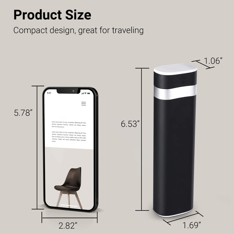 [Australia] - Pill Box 7 Day, Betife Daily Pill Organiser, Weekly Travel Tablet Organiser, Cute Pill Holder to Hold Vitamins, Medicines, Pills, Supplements (Black) Black 