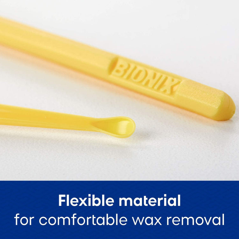 [Australia] - Bionix - Yellow CeraSpoon Ear Curette Tool, Earwax Removal Tool, Helps Remove Wax Buildup, Convenient & Easy-to-Use, Ideal for Healthcare Providers, Single-Use (50 Count) 50 Count (Pack of 1) 