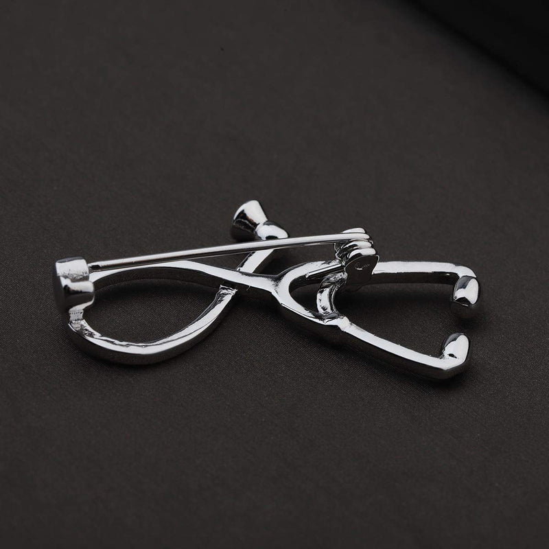 [Australia] - ENSIANTH Medical Stethoscope Brooch Pins for Doctor Nurse Medical Students Medical Caduceus Gift for RN,PA,MA,LPN,LVP,NP,Vet Copper LPN Brooch 