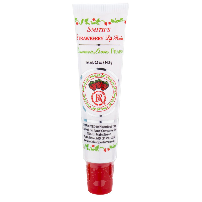 [Australia] - Rosebud Perfume Co. Tube 3 Pack: Smith's Rosebud Salve + Smith's Strawberry Lip Balm + Smith's Rose and Mandarin Lip Balm 