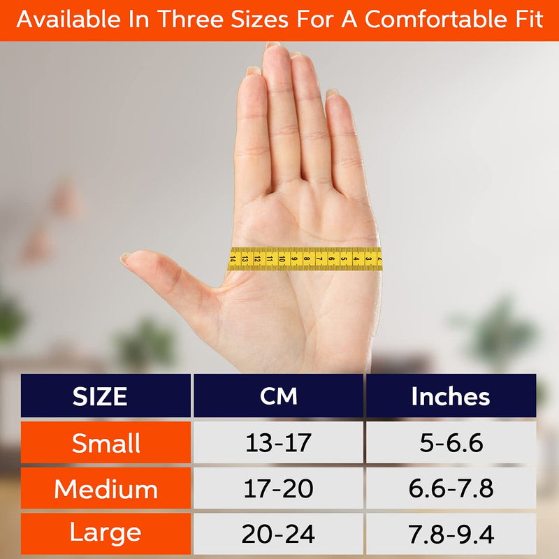 [Australia] - ellostar Arthritis Gloves Compression, Breathable and Moisture Free Fabrics, Joint Pain Relief Eases Muscle Tension and Fatigue, Great for Typing and Daily Work Large (7.9" - 9.5") Grey 
