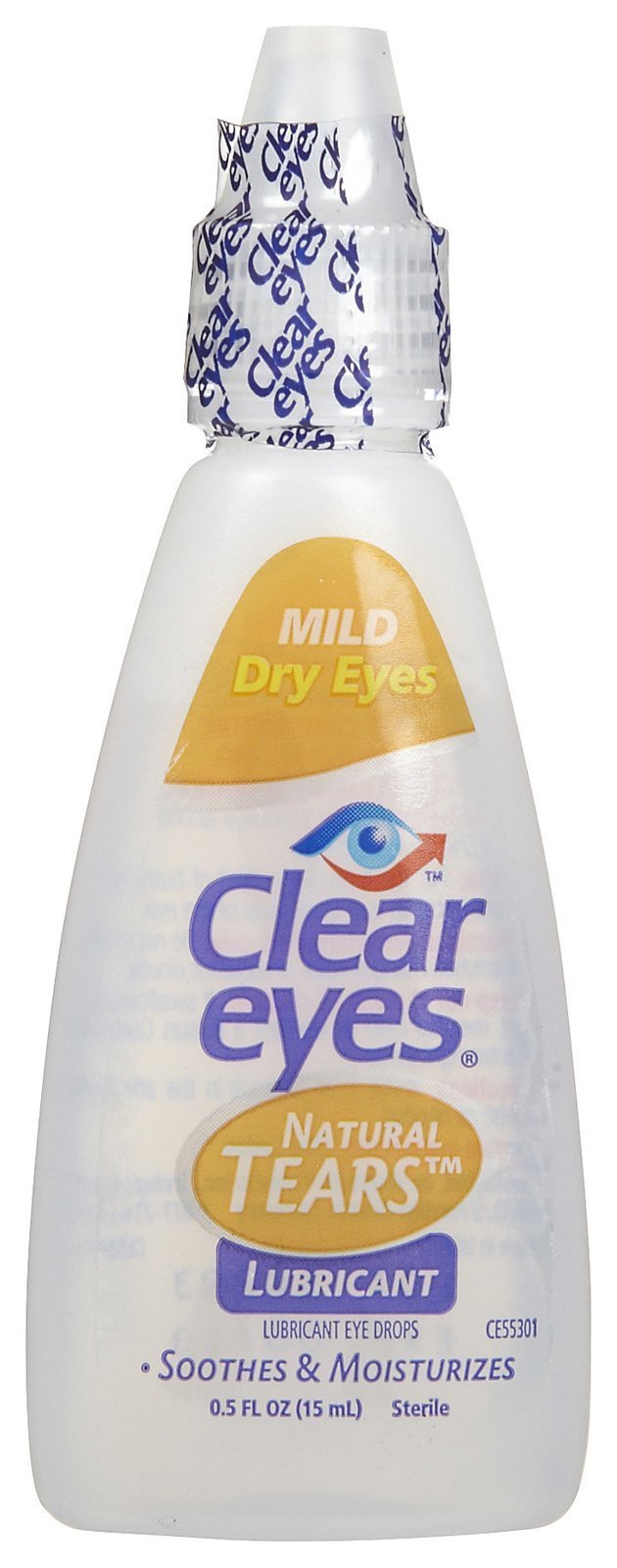 [Australia] - Clear Eyes Mild Dry Eyes Natural Tears Eye Drops-0.5 Oz (Package May Vary) 