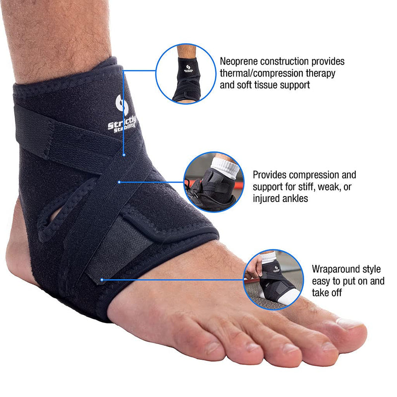 [Australia] - StrictlyStability Athletic Performance Neoprene Ankle Brace (Regular) Regular 