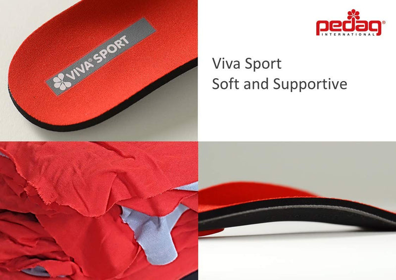 [Australia] - pedag Viva Sport Inserts, Reduces Shock to Increases Endurance and Lowers Fatigue, Good for Low and High Impact Sports, Vegan Friendly, Women, US 8 / EU 38 US W8/EU 38 