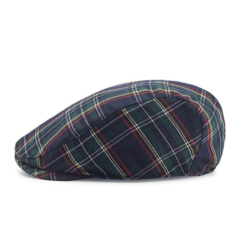 [Australia] - RICHTOER Newsboy Cap Beret Men Women Flat Caps Cotton Plaid Hat Outdoors Blue 