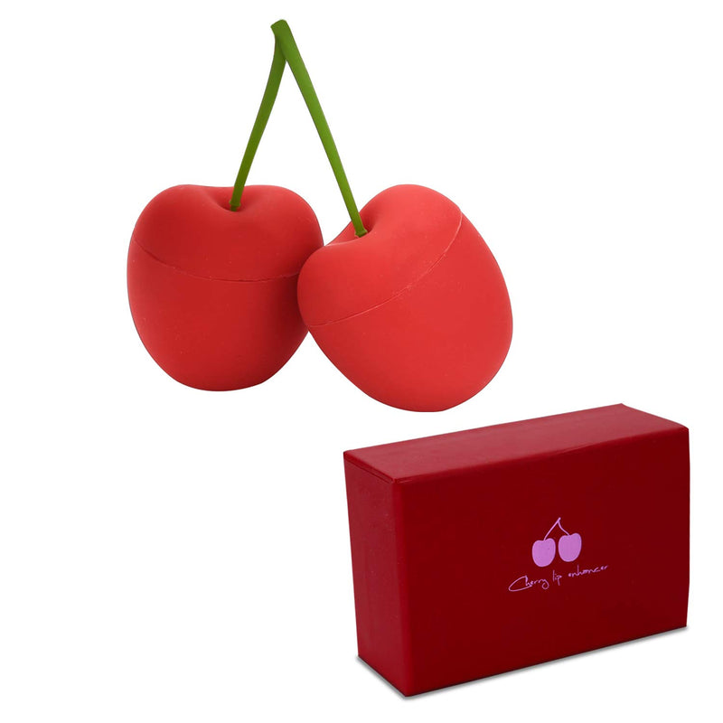 [Australia] - Lip Plumper Device Beauty Pump Quick Lip Plumper Enhancer Bigger Mouth Lip Plumping Device Cherry 