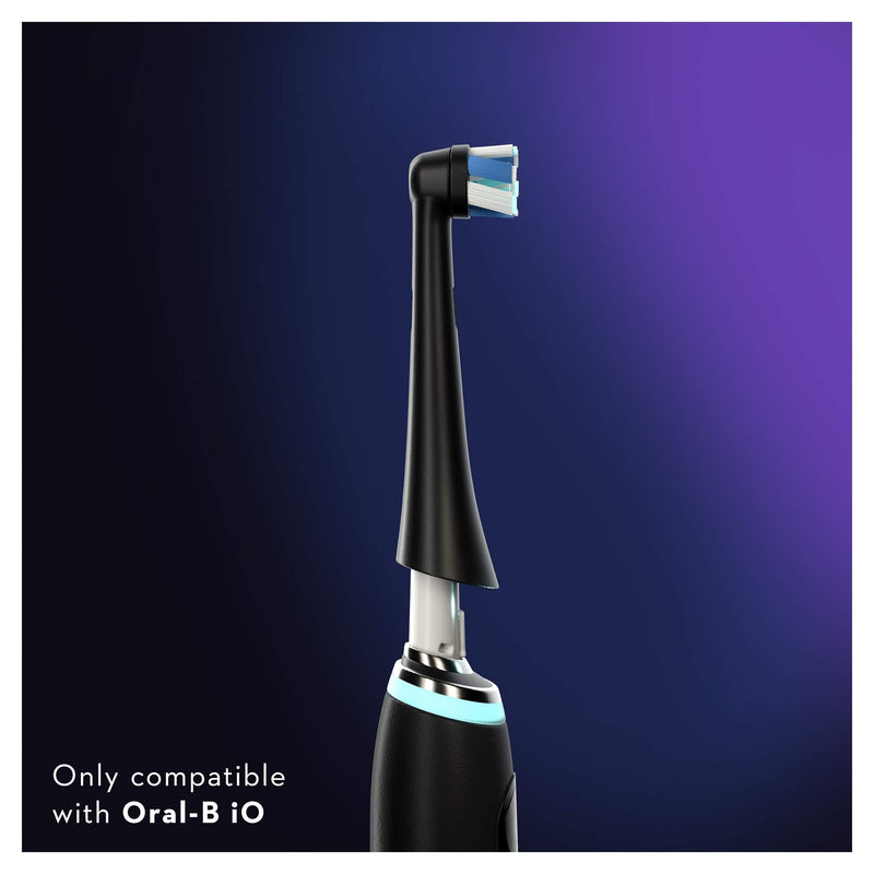 [Australia] - Braun Oral-B 4210201319832 iO Black Ultimate Cleaning Toothbrush Heads for Sensational Mouth Feeling 2 Pieces 2 Items 