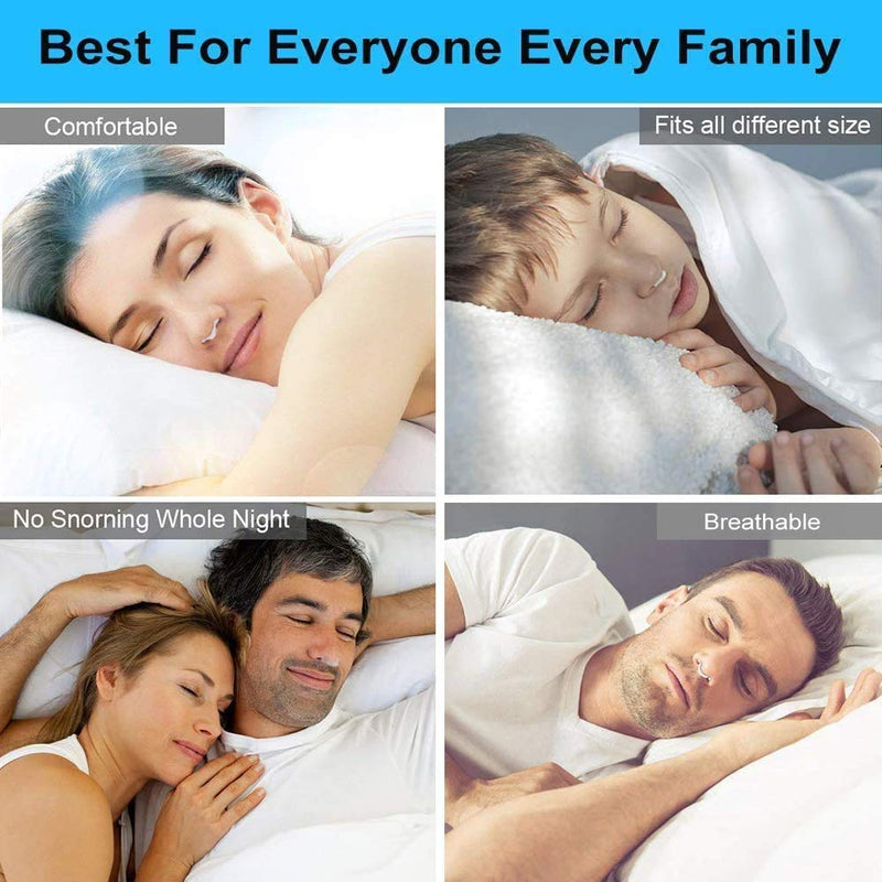 [Australia] - Breathing Relief Nasal Dilator Anti Snore Device - 12 Pack Nose Vents - Simple Snoring Solution for Nose Breathers by JERN (Set of 12) 