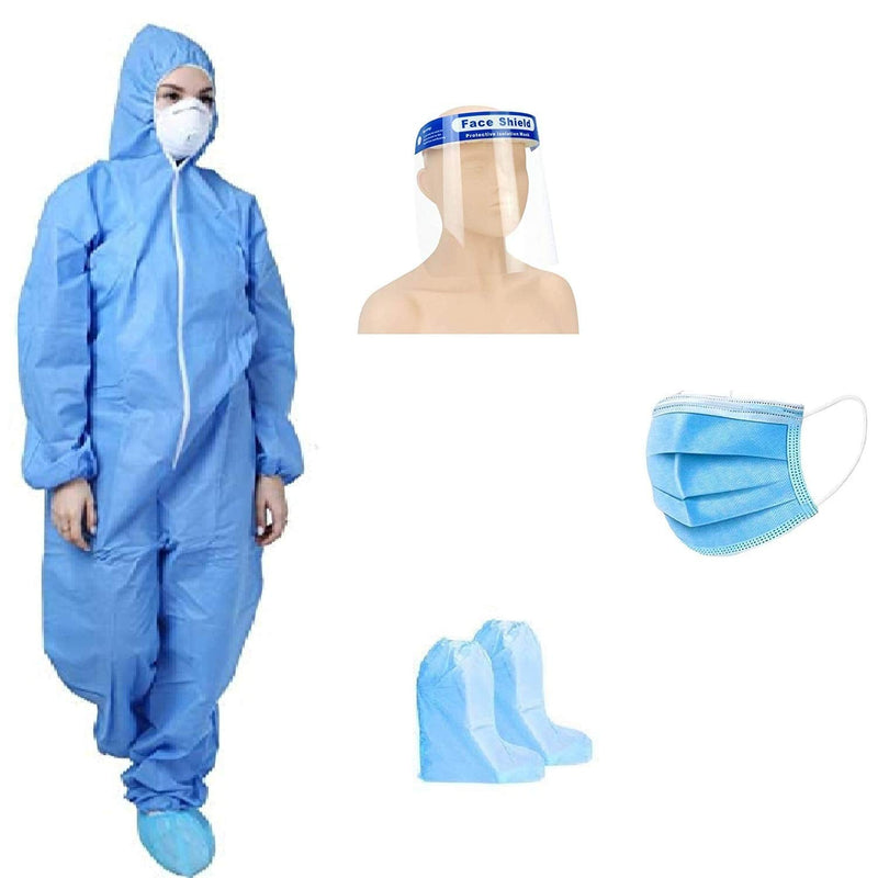 [Australia] - Tyvek Disposable Suit by Dupont with Elastic Wrists, Ankles and Hood (Medium) Medium 