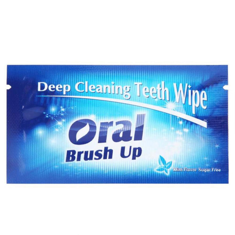 [Australia] - LifeBest 50pcs Disposable Wipe Oral Brush Up Finger For Deep Cleaning Wipes Dental Tooth Oral Care Dental Clean Teeth Whitening Wipes Disposable Finger Toothbrush 