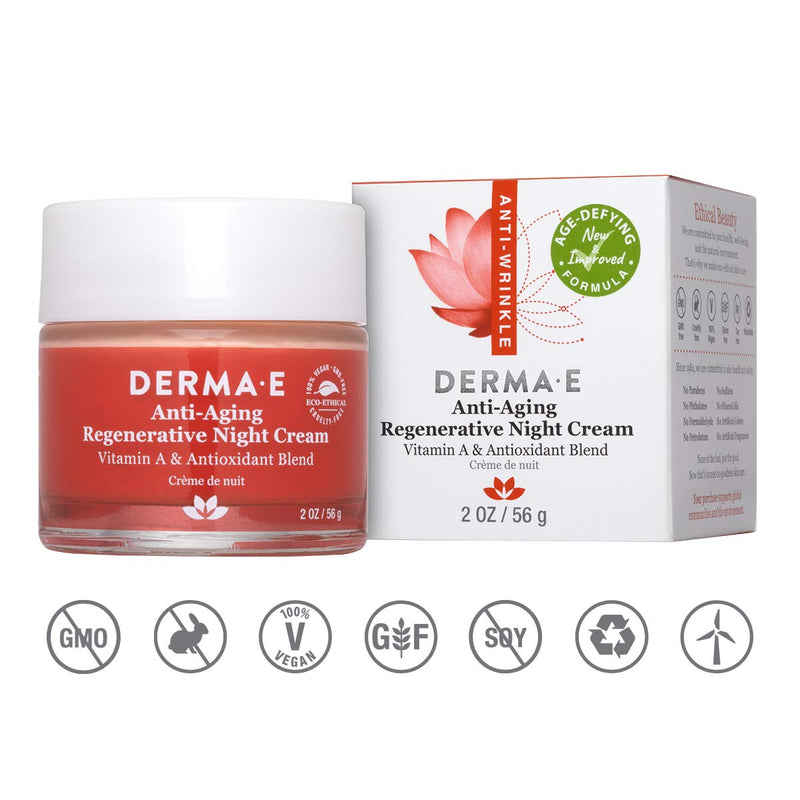 [Australia] - DERMA E Anti-Aging Regenerative Night Cream, 2 oz 