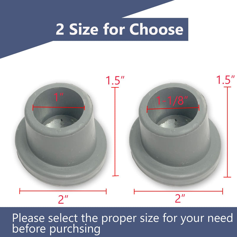[Australia] - HXCH Replacement Feet for Bath Chair, Shower Toilet Seat Stools & Transfer Bench Anti-Slip Angled Cap for Disable Elderly, 1 I.D, 4 Pcs, Grey, 18*16*3cm 