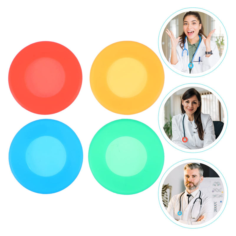 [Australia] - UKCOCO Stethoscope Head Cover Protector Set: 16pcs Stethoscope Spare Parts Stethoscope Supply for Hospital Doctor Nurse 