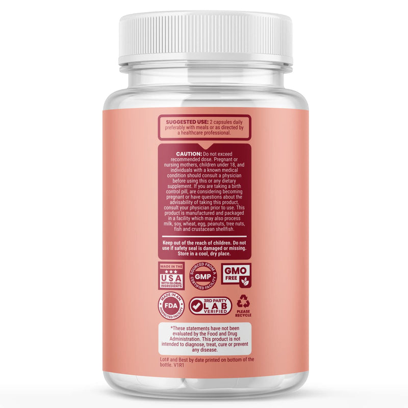 [Australia] - Natural Menopause Supplements for Women Health - Natural Hormone Balance for Women plus Adrenal Support Menopause Relief and Thyroid Support with Dong Quai Wild Yam Root and Black Cohosh for Menopause 