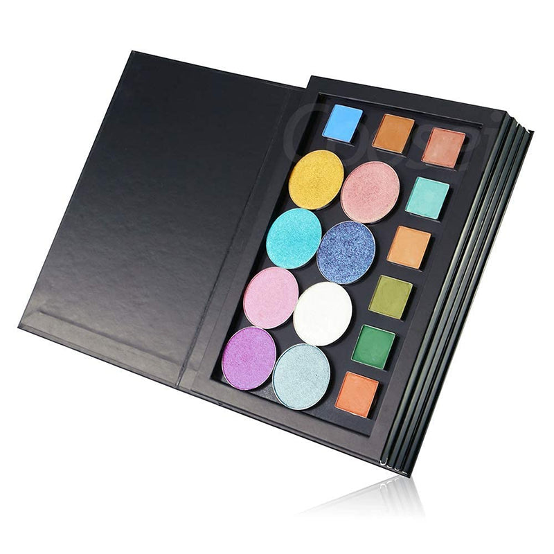 [Australia] - Coosei 4-Layer Book Shaped Mangetic Eyeshadow Palette Large Empty Makeup Storage Box 4Layers 