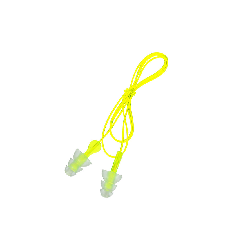 [Australia] - Peltor Sport Tri-Flange Corded Reusable Earplugs, 3-Pair Per Pack 3 Pair 