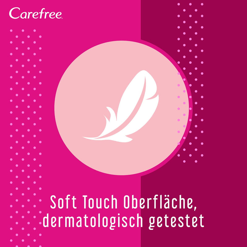 [Australia] - Carefree Pantyliners Cotton Fresh Fragrance Breathable Pantyliners with Cotton Extract (1 x 56 Pads) 