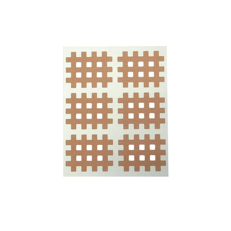 [Australia] - AcuTop Type A,B,C Grid Tape, Acupuncture Plasters, Grid Plasters, Physio Tape, Lattice Tapes in Pink and Beige (Beige, Type B 120 Pieces) 