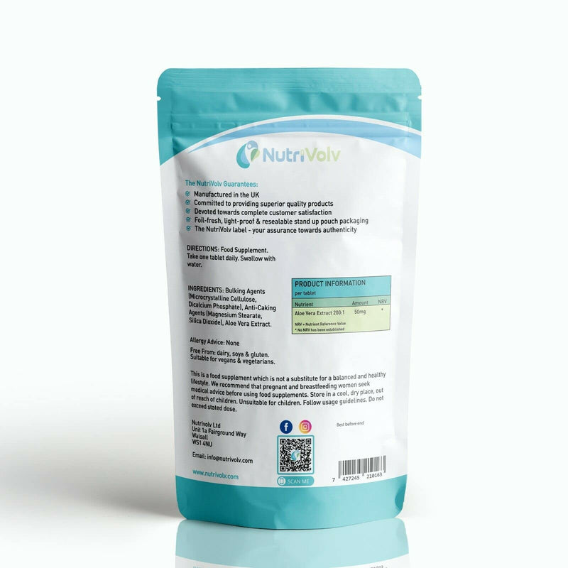 [Australia] - Aloe Vera 10000mg - 120 Tablets - Skincare Colon Cleanse Digestion Detox 