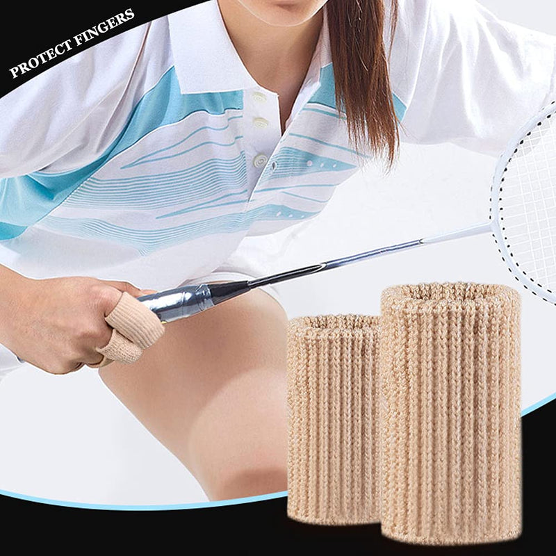 [Australia] - Finger Support Compression Sleeves (30Pcs), Breathable Thumb Support Brace Splint Arthritis Sleeve for Finger Joint Pain Relief, Comfortable Finger Protector for Triggger Finger Sports Aid Support 