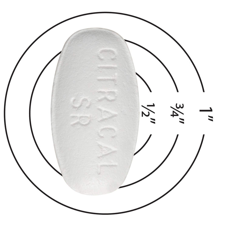 [Australia] - Citracal Slow Release 1200, 1200 mg Calcium Citrate and Calcium Carbonate Blend with 1000 IU Vitamin D3, Bone Health Supplement for Adults, Once Daily Caplets, 80 Count 