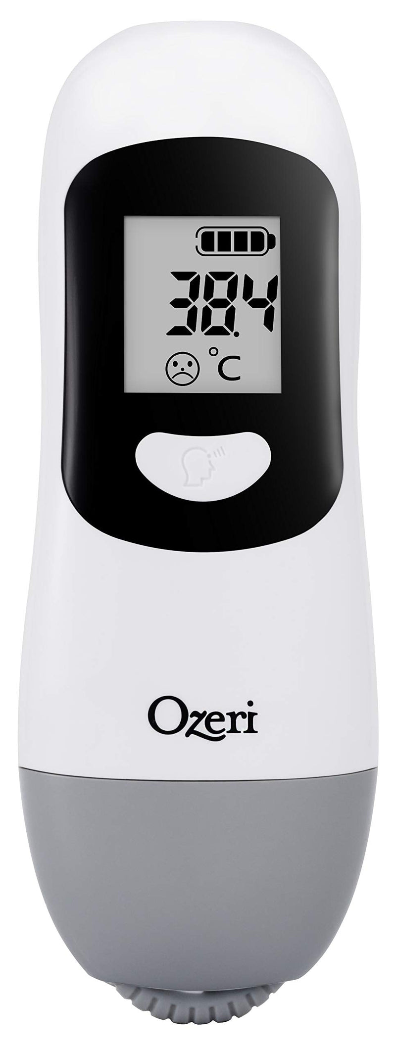 [Australia] - Ozeri Kinetic Non-Contact Forehead Thermometer with Battery-Free Infrared Technology White 
