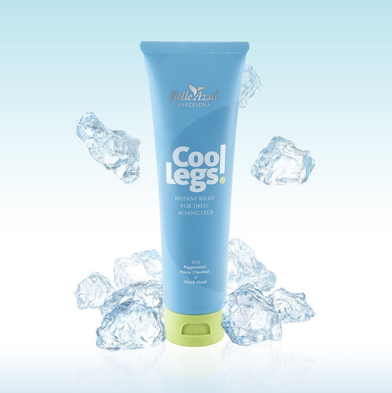 [Australia] - Belle Azul Cool Legs - Instant Gel Relief 100ml - for Tired and Sore Legs - Soothing Relief and a Lovely Smell - Improves Circulation and Muscle Discomfort - Made in Spain 