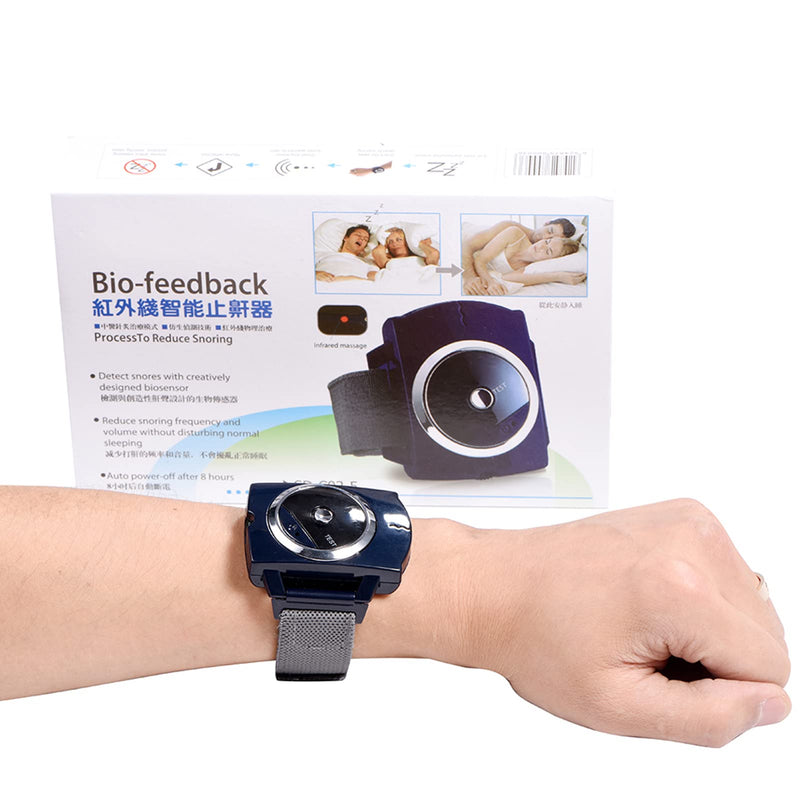 [Australia] - Intelligent Stopper, Bio-Feedback Sleep Noise Stopper Wristband, Wristband Watch for Anti Snoring 