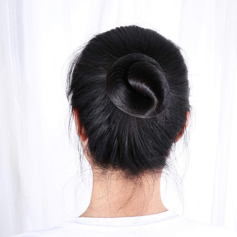 [Australia] - Frcolor 100pcs Reusable Hair Nets Invisible Elastic Edge Mesh Invisible Hairnet Hair Bun Accessories for Women Girls 50CM 