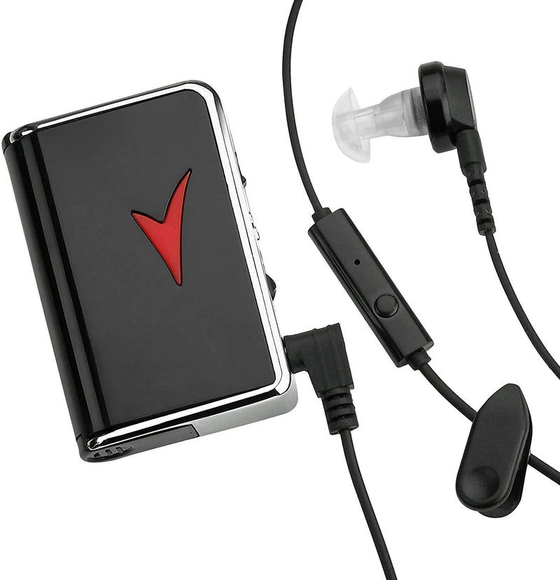 [Australia] - Personal Sound Amplifiers - (2 Pack) Personal Audio Amplifier Device and Voice Enhancer Device for Sound Gain of 50dB, Up to 100 Feet Away, Pocket Hearing Devices 