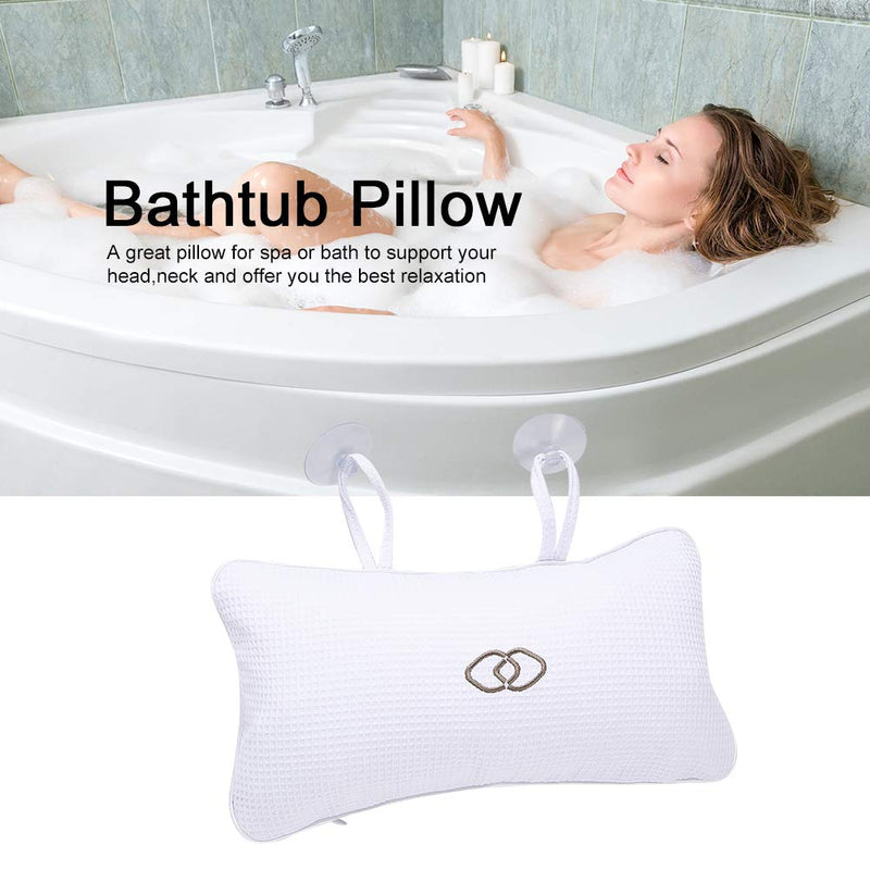 [Australia] - Gaosaili Anti-slip Non-Slip Bathtub Pillow Bath Cushion Inflatable Bath Pillow with Suction Cups for Bathroom Home Spa Headrest 
