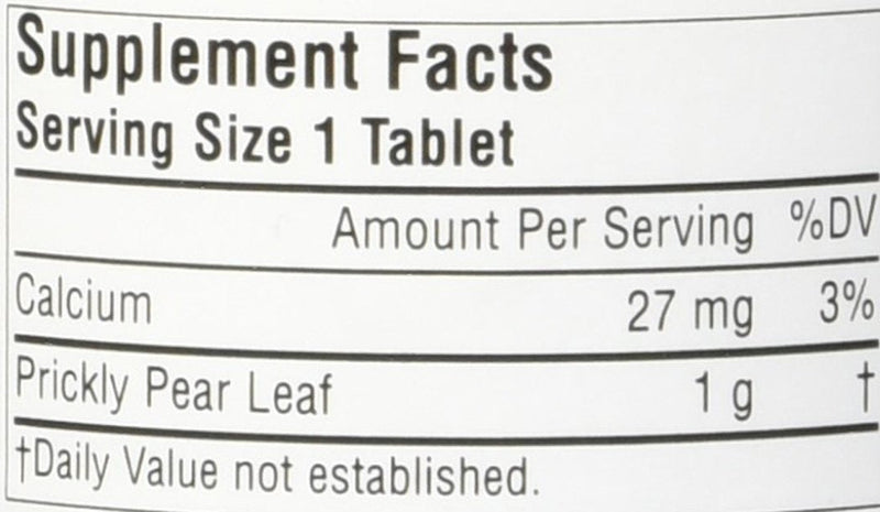 [Australia] - Planetary Herbals Full Spectrum Nopal Cactus 1000mg Prickly Pear Cactus Antioxidant - 100% Natural - 60 Tablets 