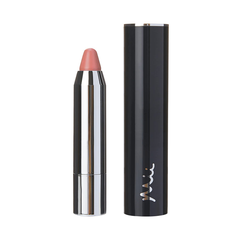 [Australia] - Mii Cosmetics Click & Colour Lip Crayon - Long Lasting Satin Crayon Lipstick - Pinot Blush 