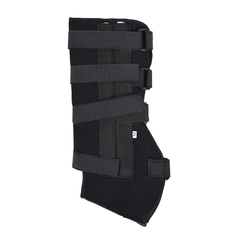 [Australia] - HSManLian Ankle Stabilizer Adjustable Ankle Brace for Exercise Protection Tendon Sprain Injury Recovery Black One Size 