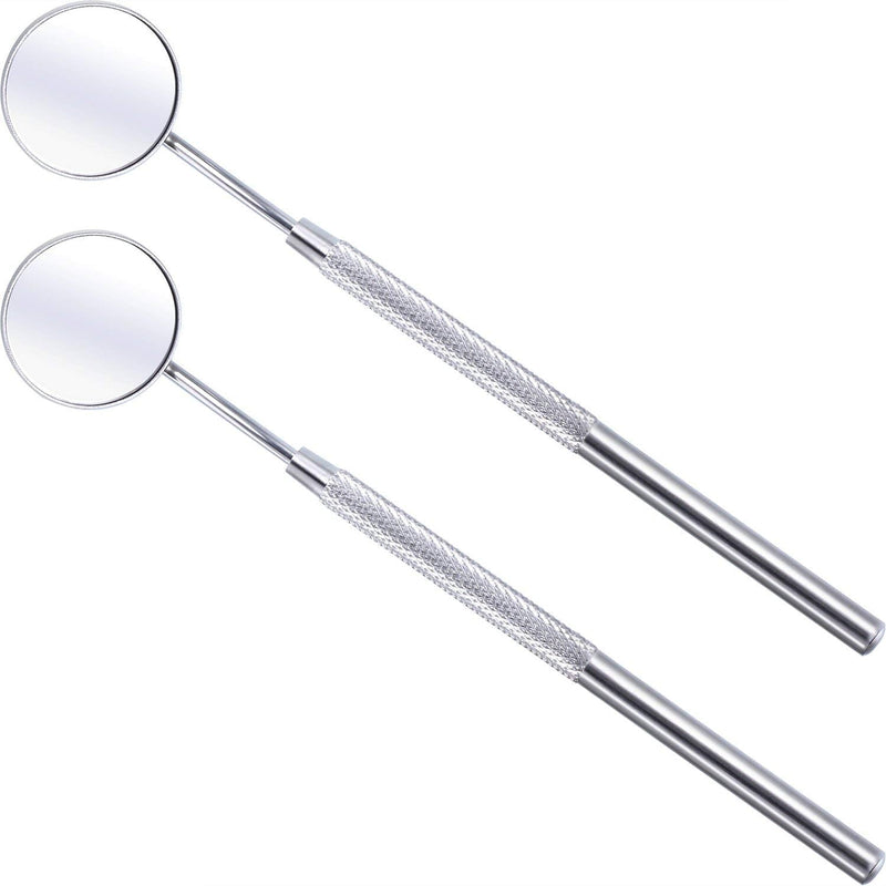 [Australia] - ARSUK Tooth Dental Mirror for Mouth - Dentist Mirror Tool with Stainless Steel Handle - Oral Teeth Inspection Mirror - Dental Instruments (2) 2 