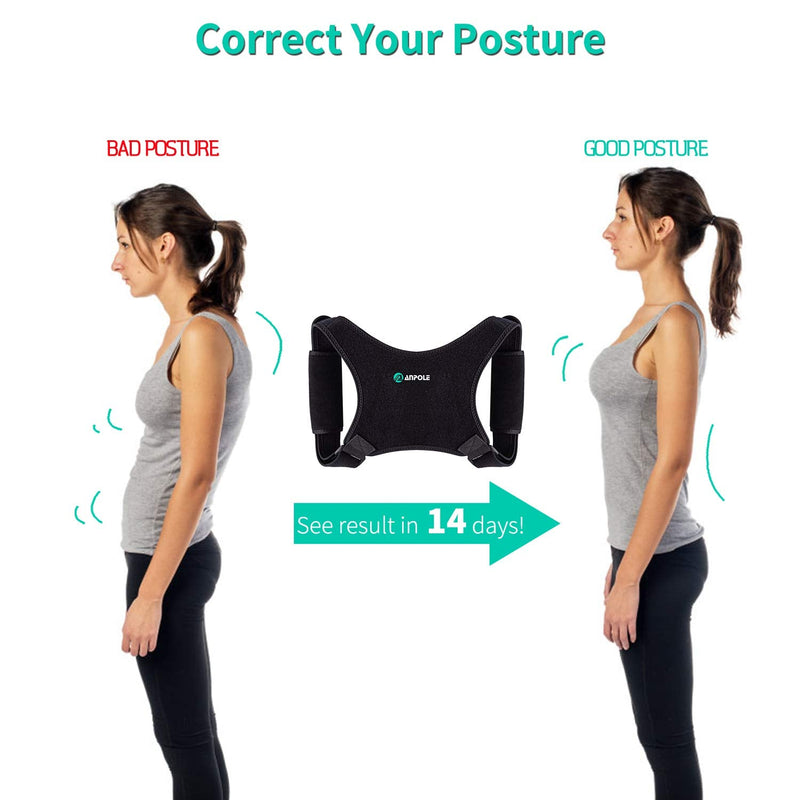 [Australia] - Posture Corrector for Men and Women, Comfortable Adjustable Upper Back Brace, Invisible Posture Back Support - Providing Pain Relief from Neck, Back and Shoulder - 2021 New 