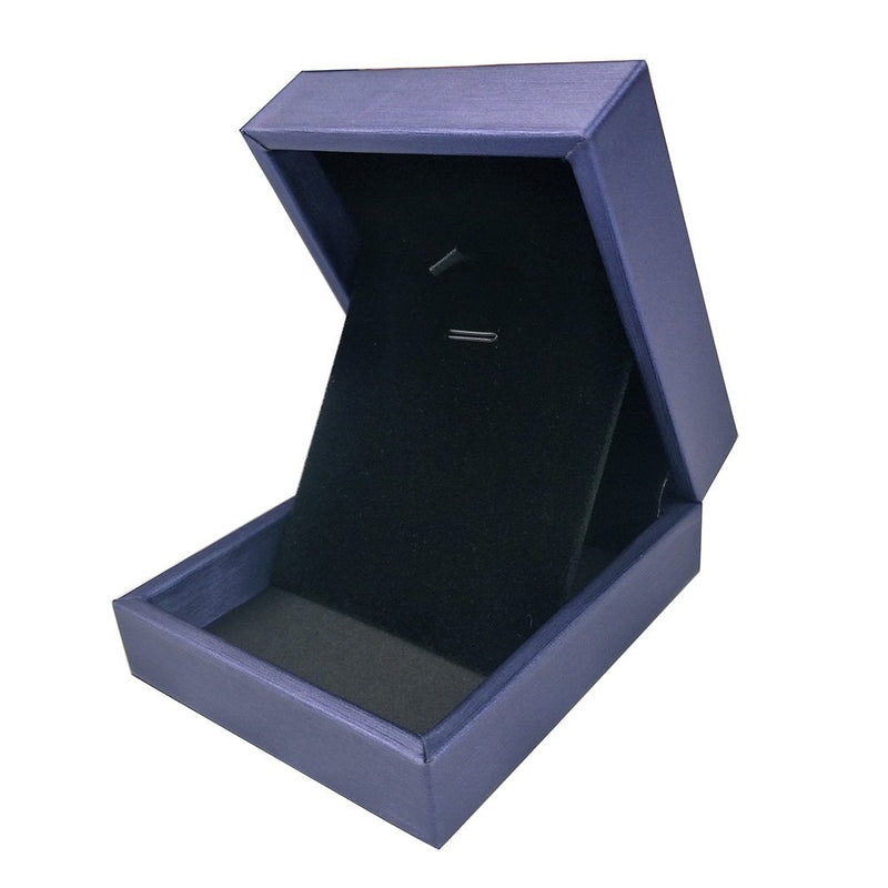 [Australia] - DesignSter Premium Pendant Necklace Box/ Elegant Long Chain Jewelry Display Storage Case for Wedding, Engagement, Anniversary, Ceremony 