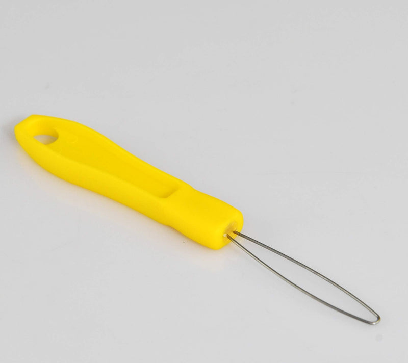 [Australia] - HOME-X Button Hook Helper, Assistance Tool for The Elderly, One-Hand Button Tool- Yellow- 6” L x ¾” W 
