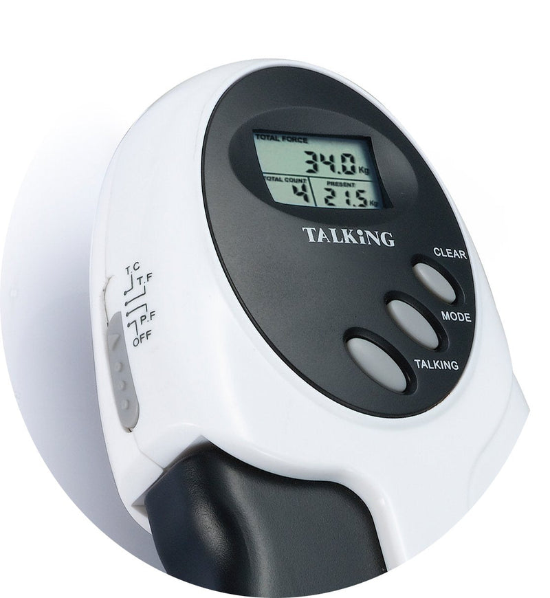 [Australia] - Carepeutic KH517 Digital Talking Power Hand Grip Exerciser, White, 7 1/4" L x 2 3/4" W x 1 1/2" D. 