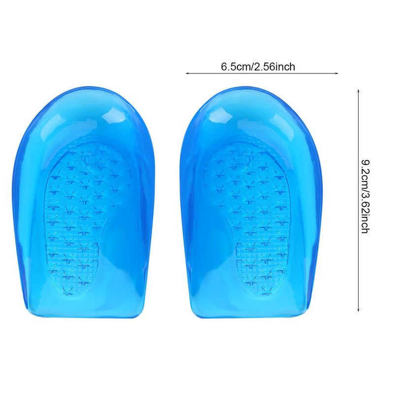[Australia] - 1 Pair O/X Leg Correction Insoles Foot Alignment Silicone Gel Foot Orthotic Arch Support Shoes Insert Pads Heel Cup for Foot Correction L41-46 