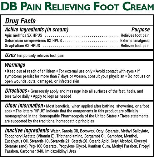 [Australia] - MagniLife DB Pain Relieving Foot Cream, Calming Relief for Burning, Tingling, Shooting & Stabbing Foot Pain, Moisturizing Foot Cream Suitable for Diabetic and Sensitive Skin - 4oz 