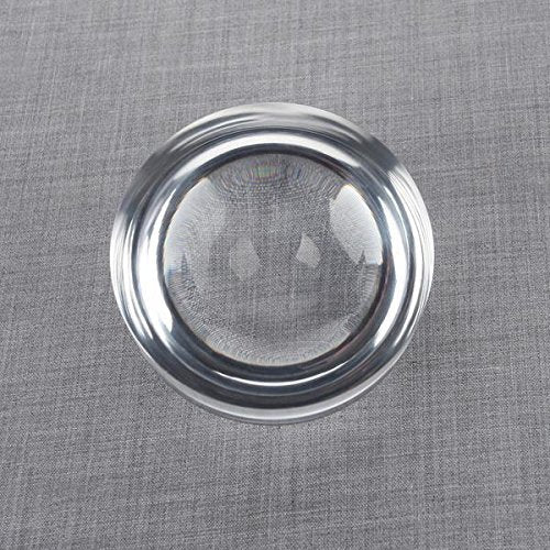 [Australia] - Beileshi 5X Acrylic Paperweight Magnifying Glass Desktop Dome Magnifier 80mm/3.14inch Optical Half Ball/3'' Reading Magnifying Tool for Hobby Reading Family and Macular Degeneration 