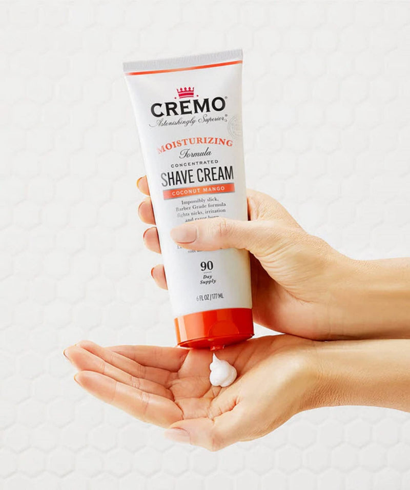 [Australia] - Cremo Coconut Mango Moisturizing Shave Cream, Astonishingly Superior Shaving Cream For Women, Fights Nicks, Cuts And Razor Burn, 6 Ounces 