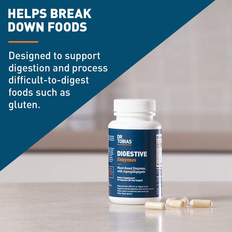 [Australia] - Dr. Tobias Digestive Enzymes Supplement, 60 Capsules 60 Count (Pack of 1) 