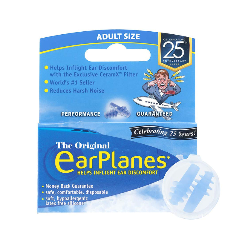 [Australia] - EarPlanes Ear Plugs 1 Pair (Pack of 6) 