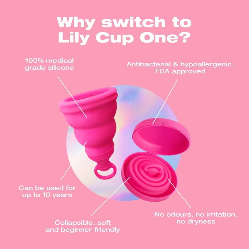 [Australia] - Intimina Lily Cup One - The Collapsible Menstrual Cup for Beginners, Period Cup for Teens 