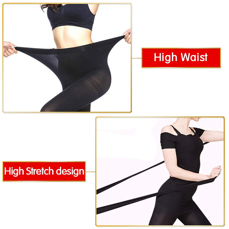 [Australia] - Compression Pantyhose 20-30 mmHg Tights Stockings for Women Men Closed Toe Support Gradient Varicose Veins Black 2X-Large (Pack of 1) 