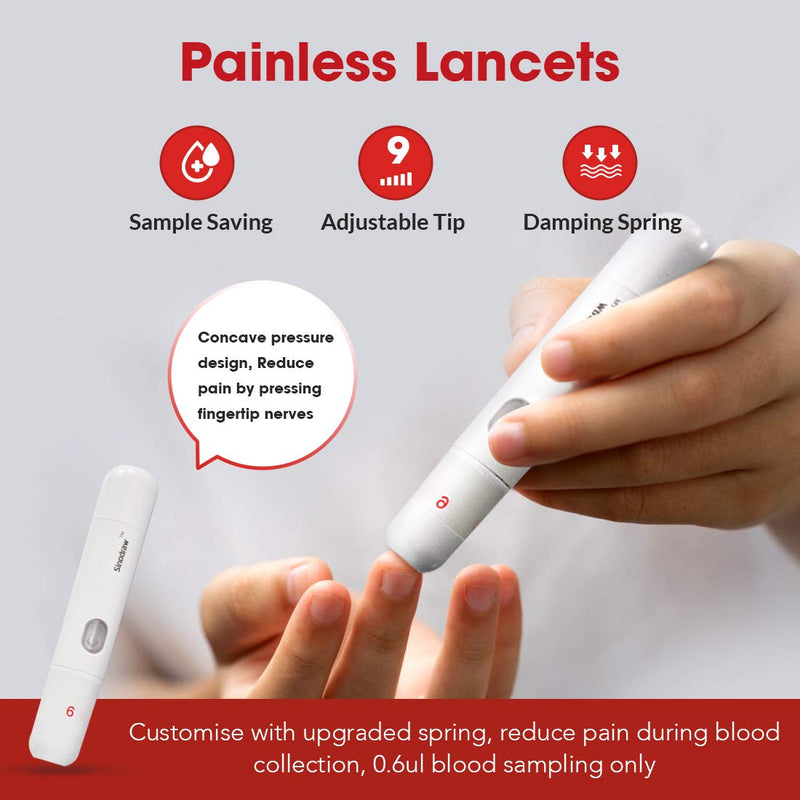 [Australia] - sinocare Diabetes Testing Kit, Blood Sugar Tester, Blood Glucose Monitor Safe AQ Smart with Test Strips x 50 & Lancets x 50 & Case for UK Diabetics -in mmol/L, Voice Only Test Kit - Smart 