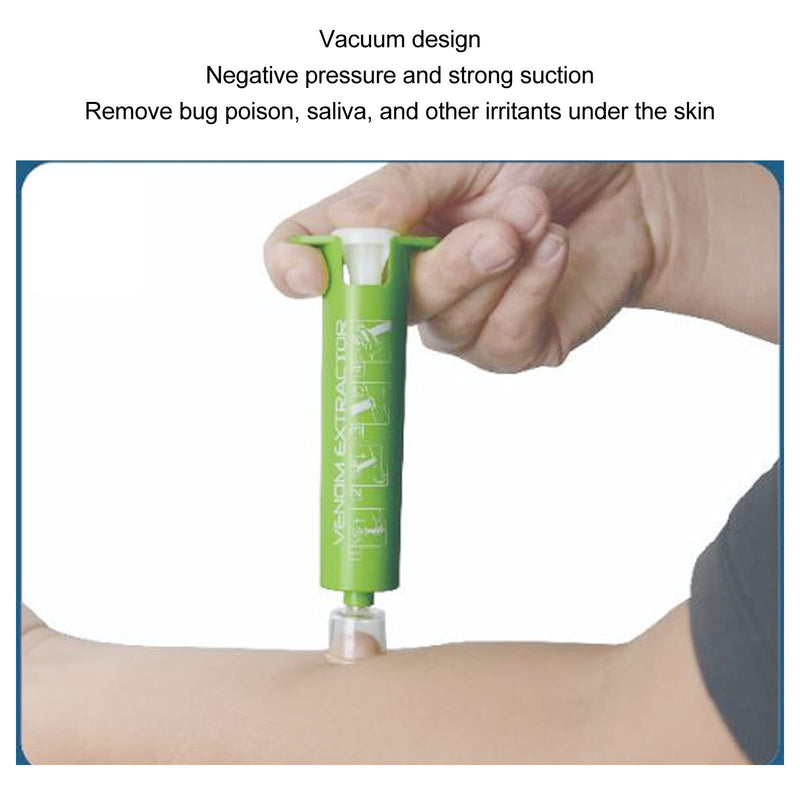 [Australia] - Bite Sucker, Bite Thing Extractor Tool Extractor Suction Pump, Bites Sucker Kit, for Poison Removal for Stings and Bites, Reduce Itching and Swelling 